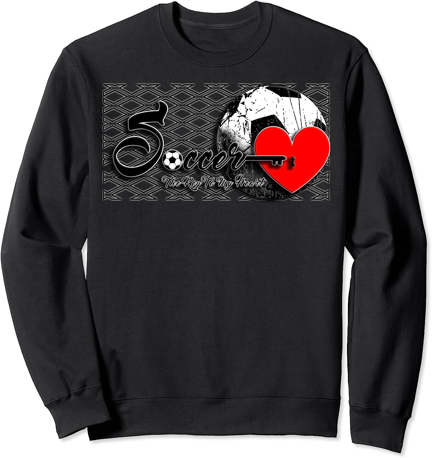 Soccer Key To My Heart- Sweatshirt