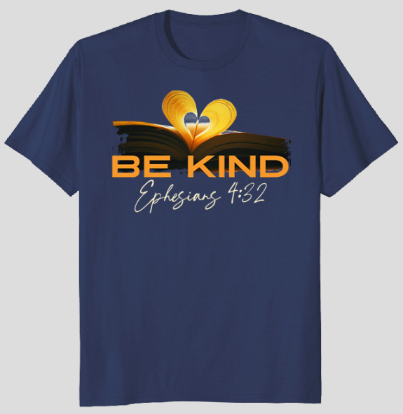 Be Kind - Standard T-Shirt - Fun and Inspirational Design by Crucial Key