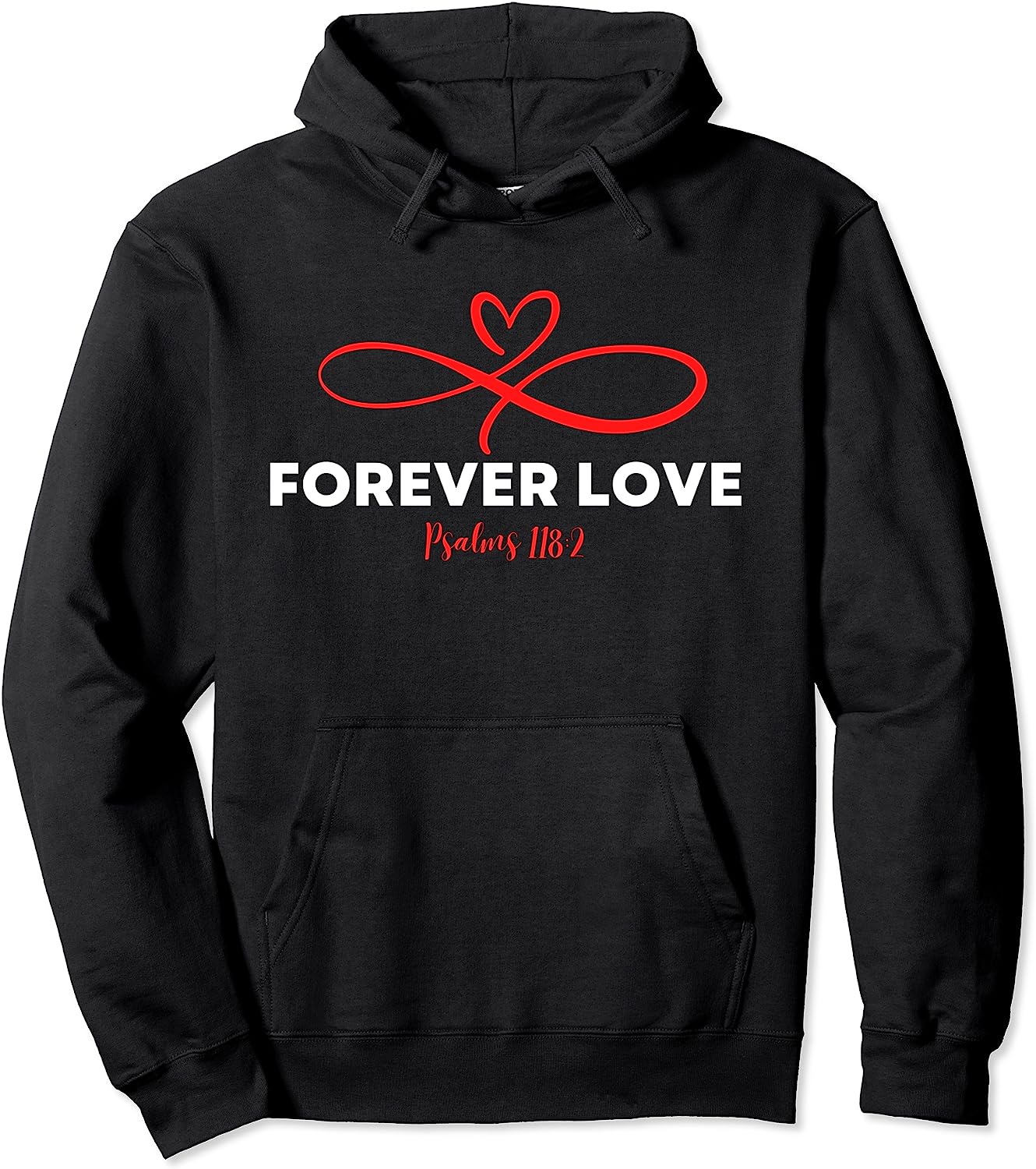 Forever Love - Pullover Hoodie - Fun and Inspirational Design by Crucial Key