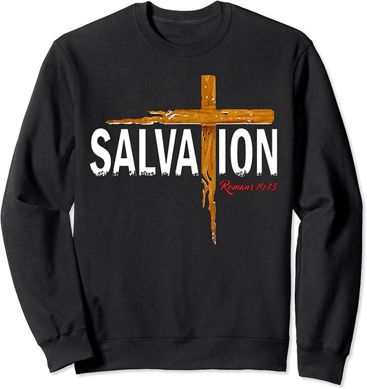 Salvation - Sweatshirt - Fun and Inspirational Design by Crucial Key
