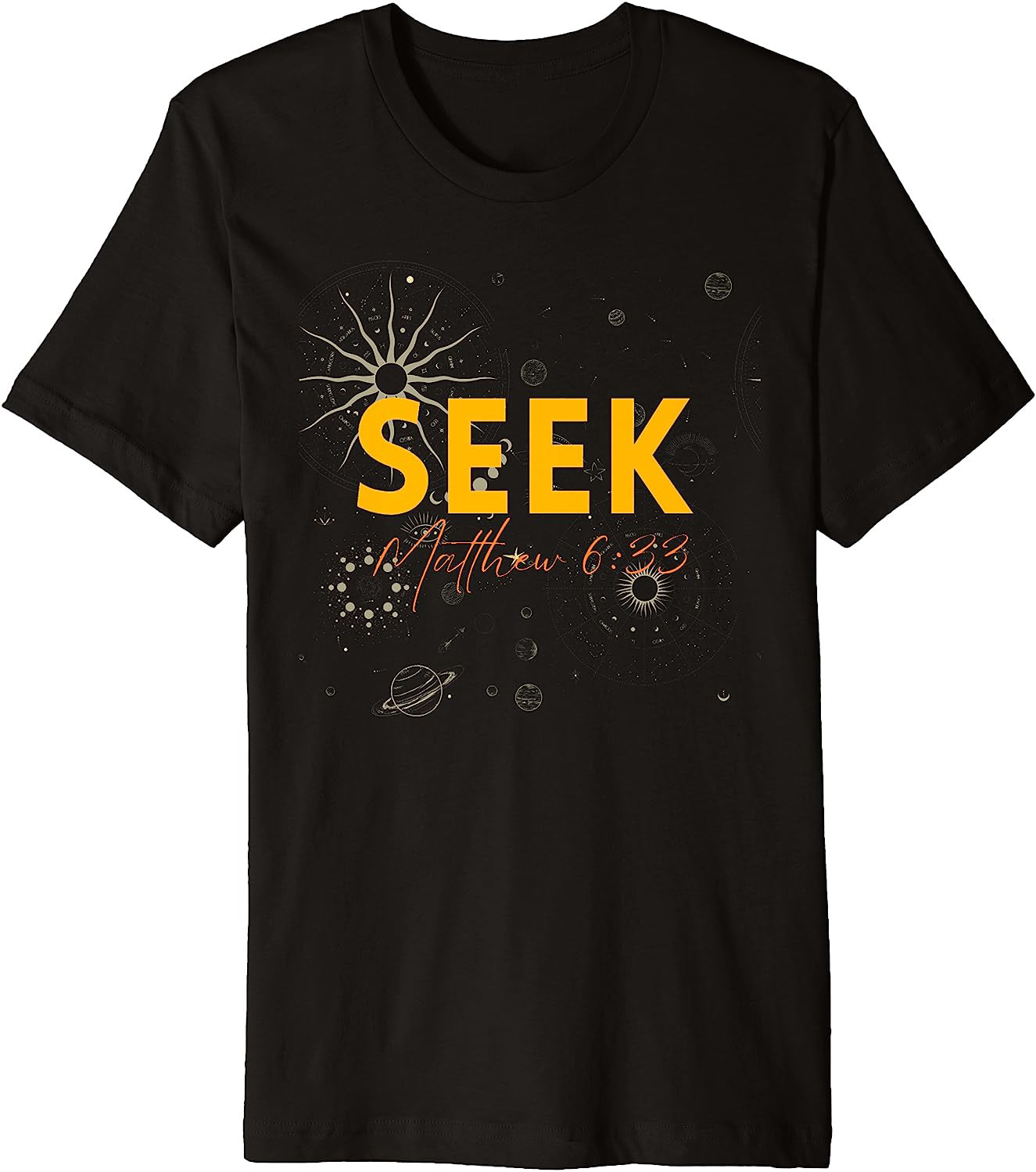 Seek - Premium T-Shirt - Fun and Inspirational Design by Crucial Key