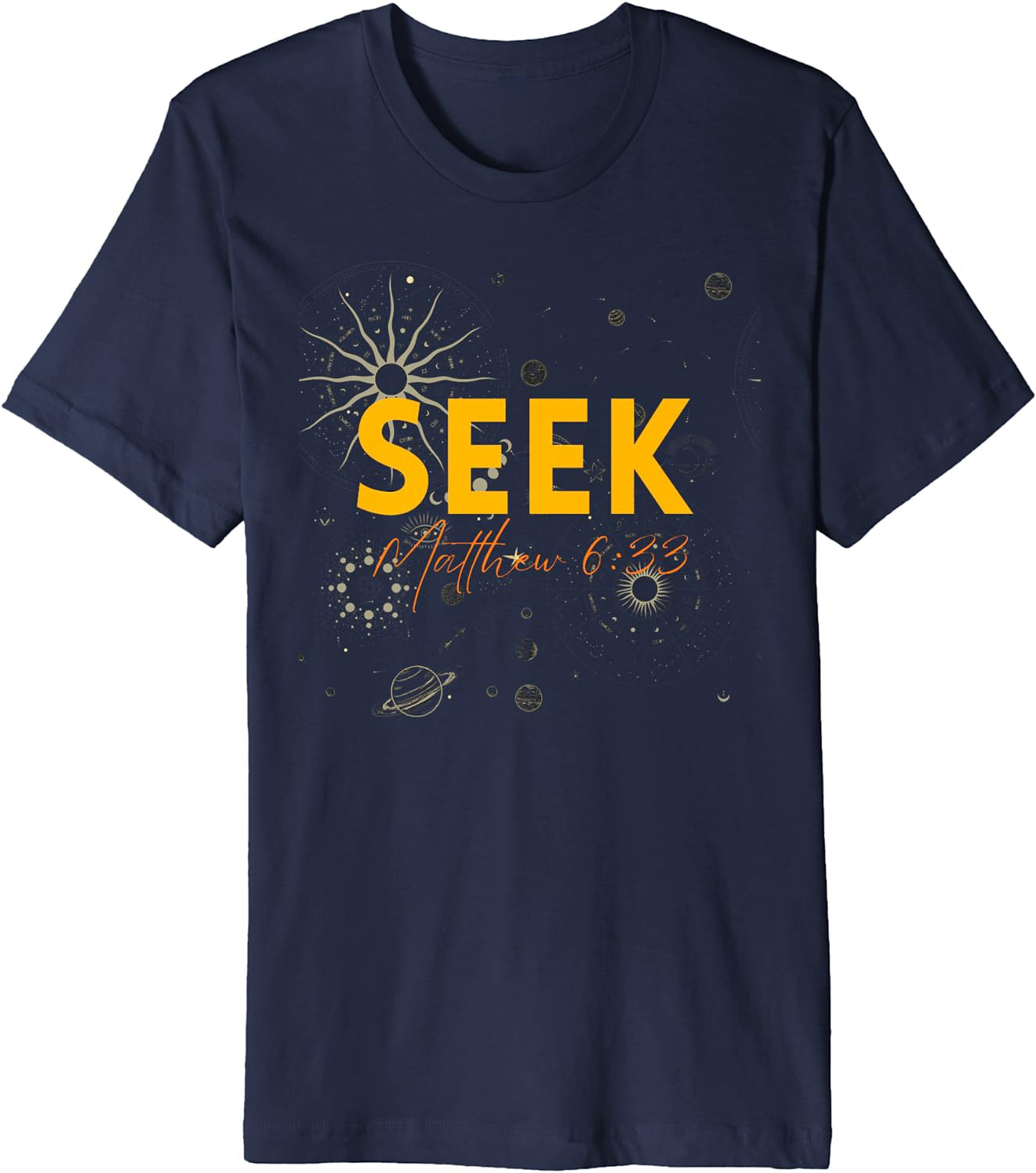 Seek - Premium T-Shirt - Fun and Inspirational Design by Crucial Key