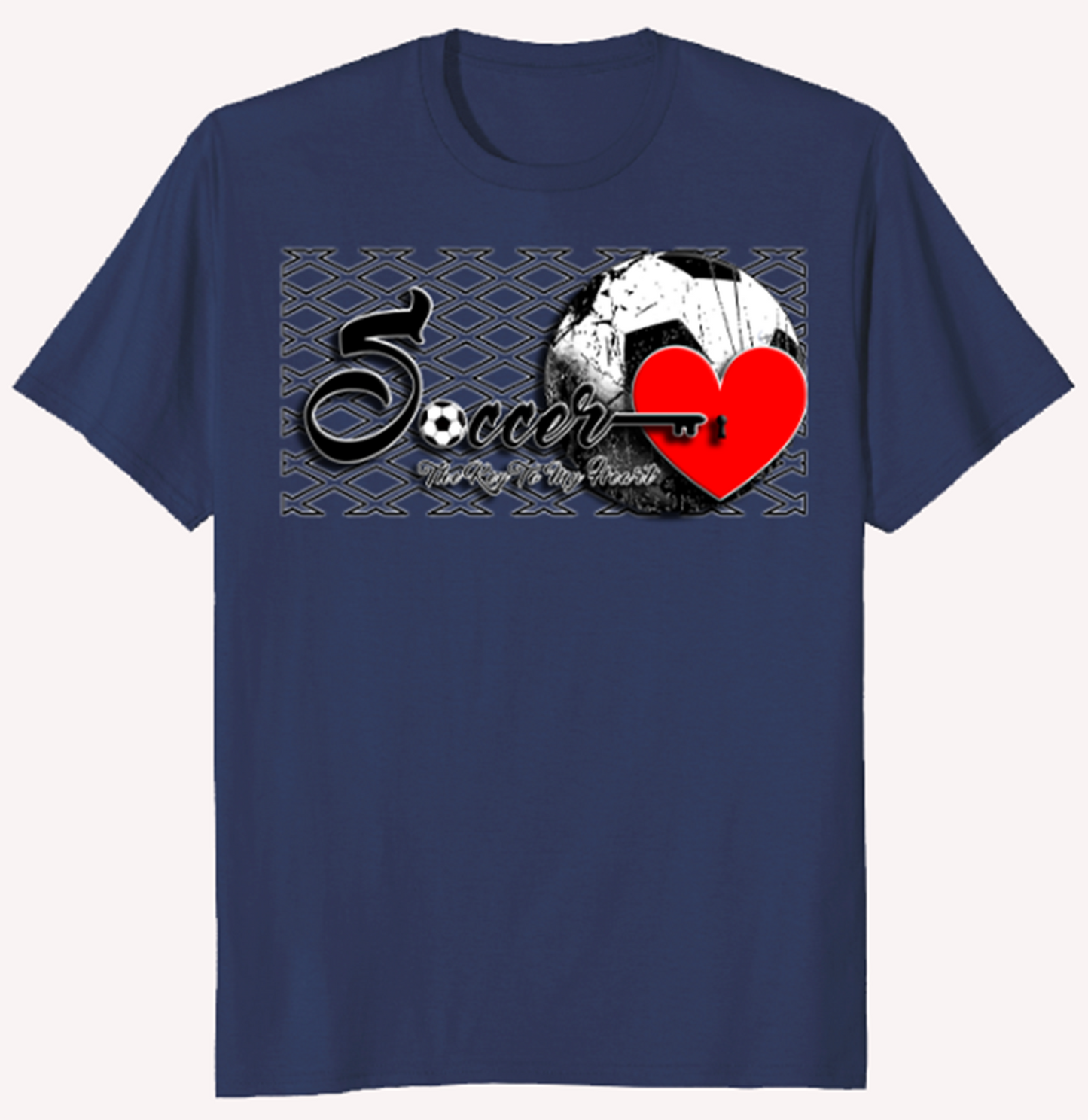 Soccer The Key To My Heart - Standard T-Shirt