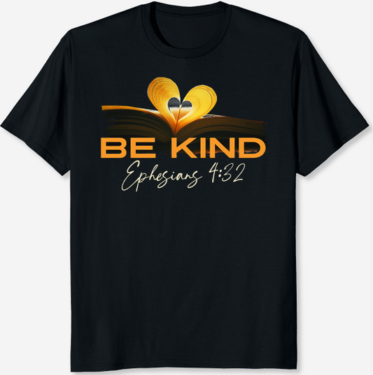 Be Kind - Standard T-Shirt - Fun and Inspirational Design by Crucial Key