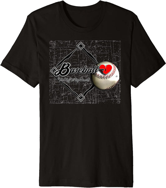 Baseball The Key To My Heart - Premium T-Shirt