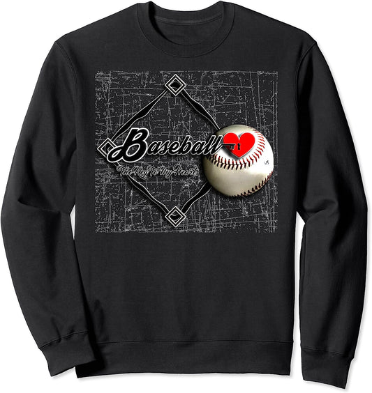 Baseball The Key To My Heart- Sweatshirt