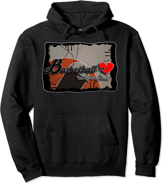 Basketball The Key To My Heart -  Pullover Hoodie